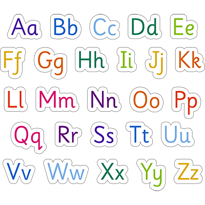 Handwriting Letter Sign Set A-Z Alphabet