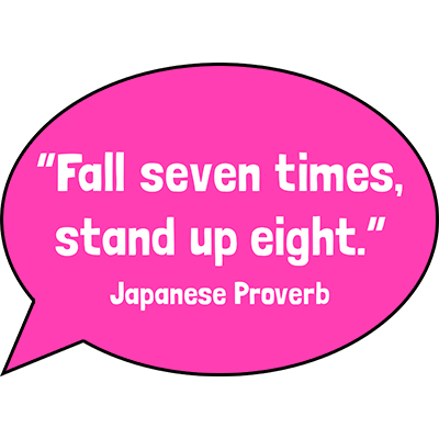 Japanese Proverb Sign